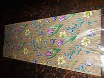 Obalový materiál - Celofánový sáčok,vrecko"Lúčne kvety" - 16099292_