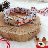 Pre zvieratá - Baxie handmade vianočný obojok pre psa Sobík, obojok na zimu - 16097895_
