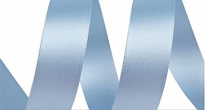 Galantéria - Obojstranná stuha s leskom - odolná a luxusná 24mm (Modrá svetlá) - 16101871_