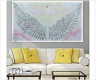"Strážny anjel" 3D maľba ( 120x70cm )