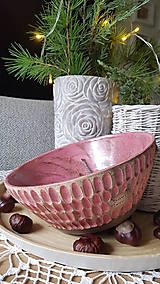 Nádoby - Rosenquarzit Plate keramicka misa - 16101458_