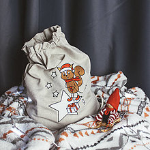Detské tašky - Svietiaci vak veverička - 16100861_