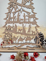 Dekorácie - Vianočný stromček - Narodenie Ježiša - 16104416_