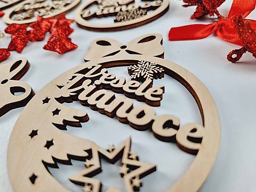 Dekorácie - Vianočné ozdoby na stromček - 16104432_