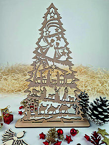 Dekorácie - Vianočný stromček - Narodenie Ježiša - 16104418_