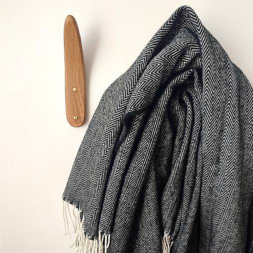 Nástenný vešiak ENGLISH drevo dub/orech