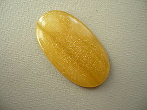 Minerály - Kabošon - žlutý aragonit 41 mm, č.2f - 16103804_