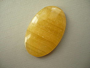Minerály - Kabošon - žlutý aragonit 36 mm, č.5f - 16103810_