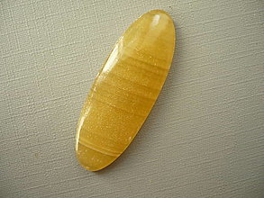 Minerály - Kabošon - žlutý aragonit 43 mm, č.6f - 16103814_