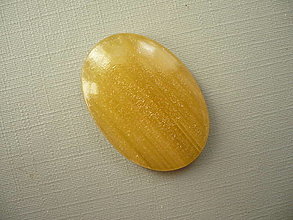 Minerály - Kabošon - žlutý aragonit 32 mm, č.9f - 16103851_
