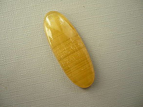 Minerály - Kabošon - žlutý aragonit 36 mm, č.12f - 16103942_