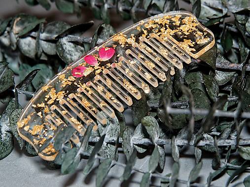 Ozdoby do vlasov - Hrebienok  (Priehľadná) - 16103974_