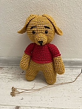 Hračky - pes/psík ružovo/žltý - 16104372_