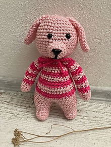 Hračky - pes/psík ružovo/ružový - 16104366_