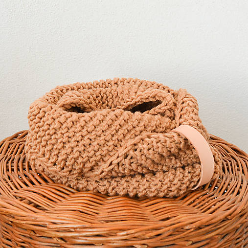 Šály a nákrčníky - &amp; KoŽa (na krk... Béžová) - 16106174_