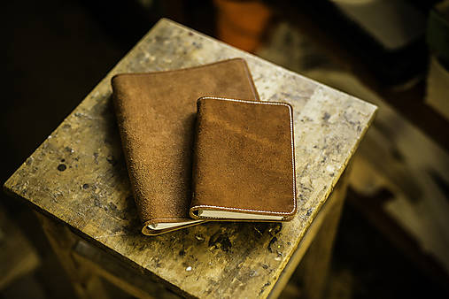 Papiernictvo - Karisblok v pravej koži- A6 - 16105302_