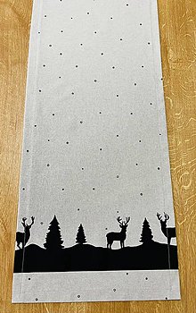Úžitkový textil - Vianočná šrôla - jelenčeky v tme - 16105088_