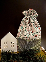 Úžitkový textil - Vrecúško ,,Proste Vianoce!" - 16107573_