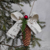 Suroviny - Vianočná ozdoba, dekorácia na stromček, šiška - 16108165_