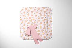 Detský textil - Zavinovačka - pink flowers - 16108720_
