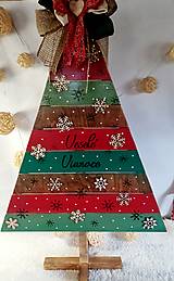Dekorácie - Veľký drevený Vianočný stromček. - 16107737_