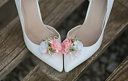 Ponožky, pančuchy, obuv - Kvetinové klipy na topánky - 16109877_