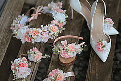 Ponožky, pančuchy, obuv - Kvetinové klipy na topánky - 16109878_