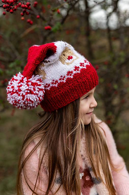 Čiapky, čelenky, klobúky - Čiapka detská škriatkovská - 16111926_