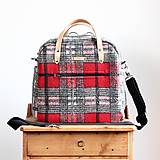 Veľké tašky - Veľká taška LUSIL bag 3in1 *Vlna&Káro* - 16111588_