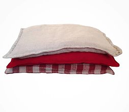 Úžitkový textil - Nahrievací vankúšik - čerešňová kôstka - 16111499_