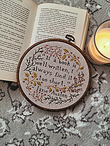 Dekorácie - Jane Austen - 16111544_