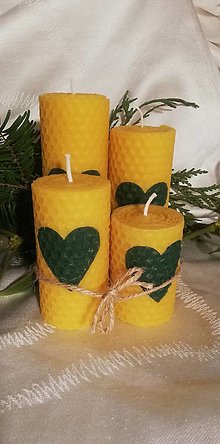 Sviečky - Set adventných sviečok - 16112756_