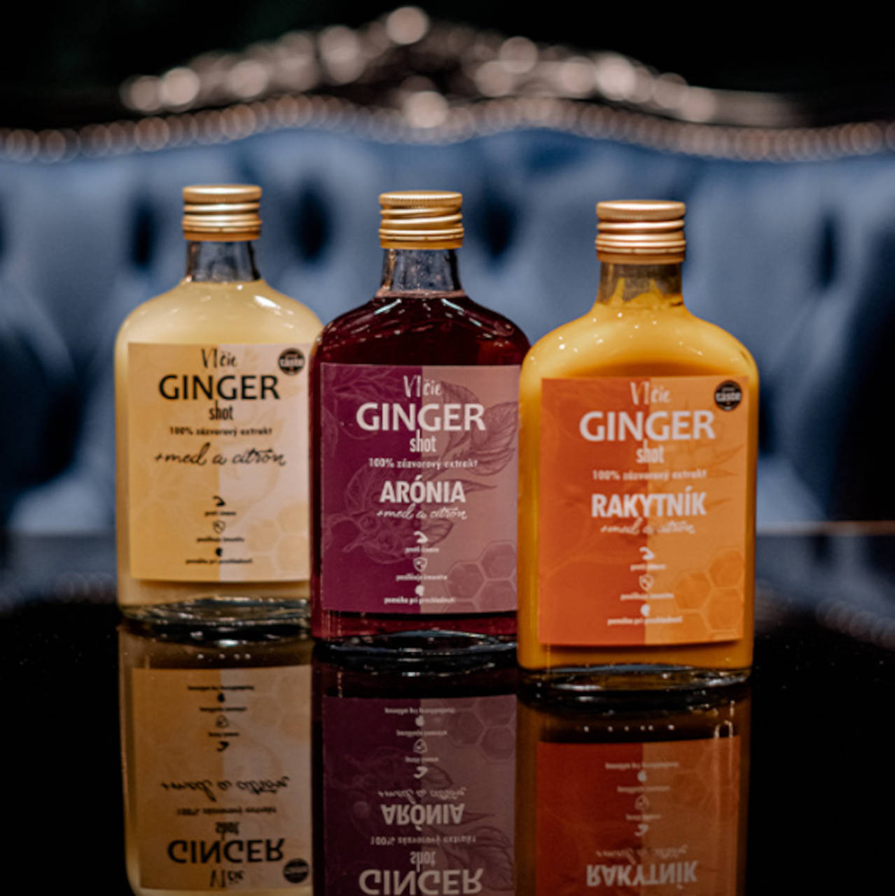 Ginger (zázvorový) SHOT Vlčie sirupy