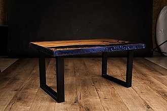 Nábytok - Konferenčný stolík fialový - 16109317_