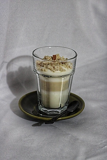 Sviečky - Sójová sviečka Caffe Latte - 16111679_