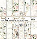 Papier - Scrapboys scrapbook papier 12x12 Special Day - 16115392_