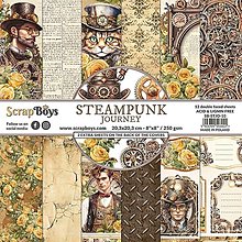 Papier - Scrapboys scrapbook papier 8x8 Steampunk - 16115119_