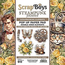 Papier - Scrapboys scrapbook papier Pop up 6x6 Steampunk - 16115282_