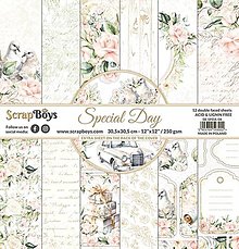 Papier - Scrapboys scrapbook papier 12x12 Special Day - 16115392_