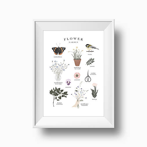artprint // flower garden