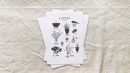 artprint // flower garden