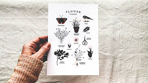 artprint // flower garden