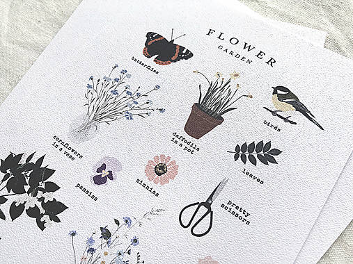 artprint // flower garden