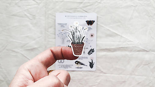 nálepky // kvetinová záhrada