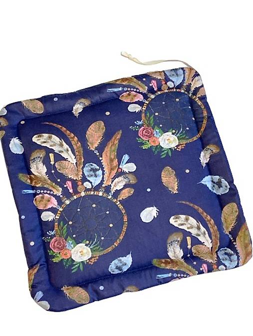Detský textil - Podsedák na školskú stoličku (lapač snov) - 16112964_