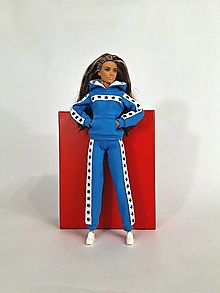Hračky - Barbie mikina s kapucňou a vreckom č-15 - 16116032_