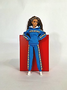 Hračky - Barbie mikina s kapucňou a vreckom č-16 - 16116234_