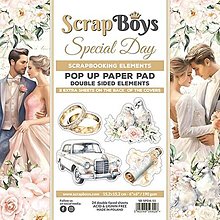 Papier - Scrapboys scrapbook papier Pop up 6x6 Special Day - 16117867_