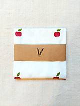 Úžitkový textil - Recy-utierka jabĺčka - 16117359_