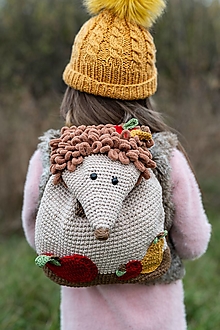 Detské tašky - Detský batoh- ježko - 16119615_